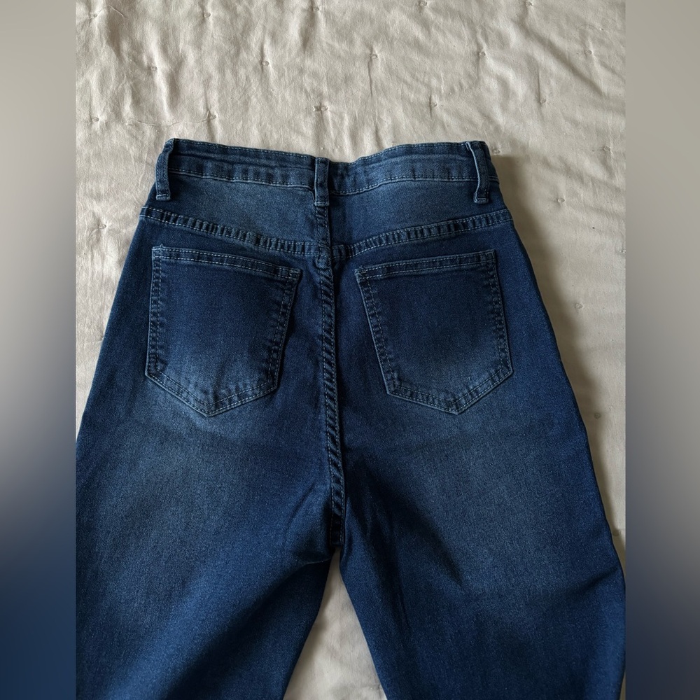 - Jeans for Women,Baggy Wide Leg High Waisted Trendy Skinny Stretchy XS Si… - Picture 10 of 13